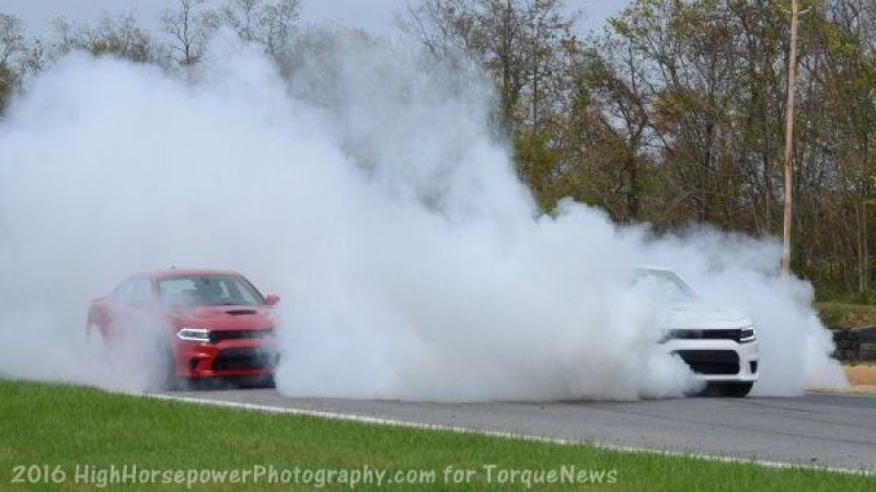3 Hellcat Charger Burnout