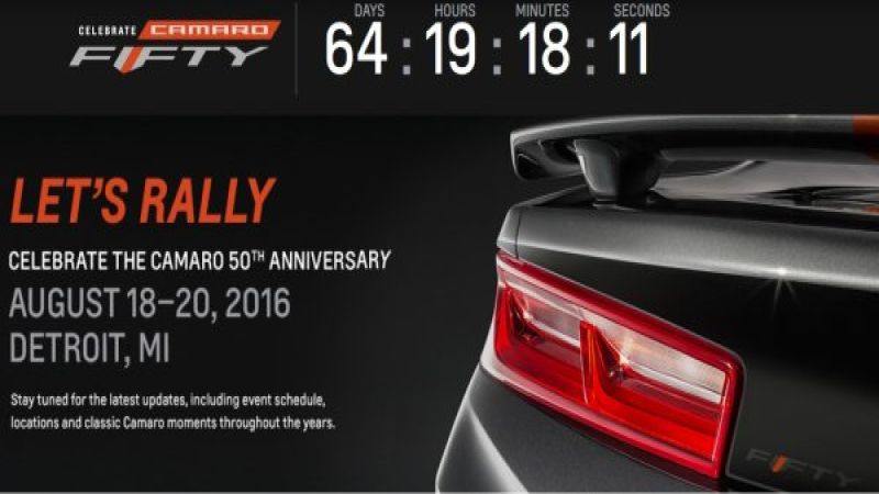 camaro countdown to 50