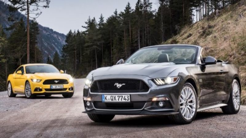 UK Ford Mustangs
