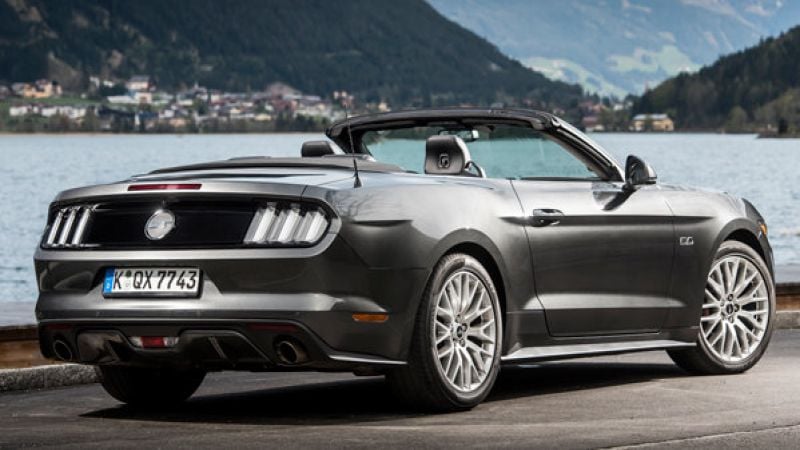 European Ford Mustang GT Convertible