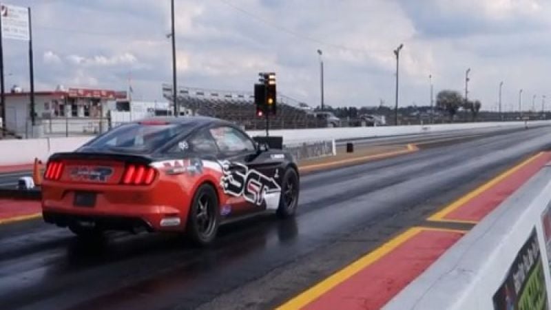 Brad Gusler Mustang run