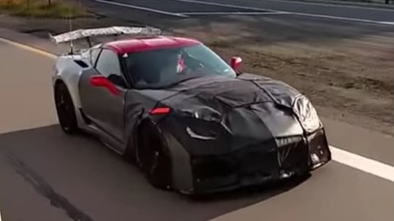 Corvette ZR1 on the move