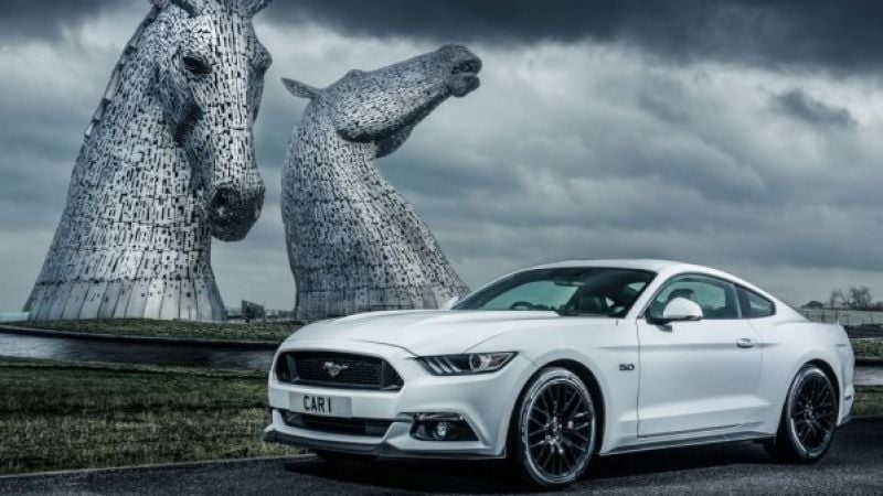 Mustang GT in Scotland