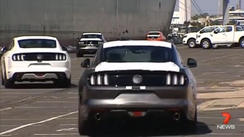 Mustangs arrive in Australia