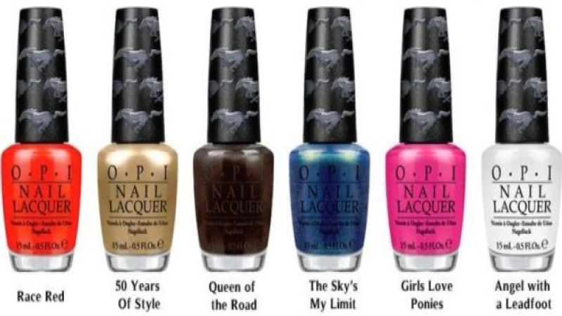OPI Ford Mustang nail polish
