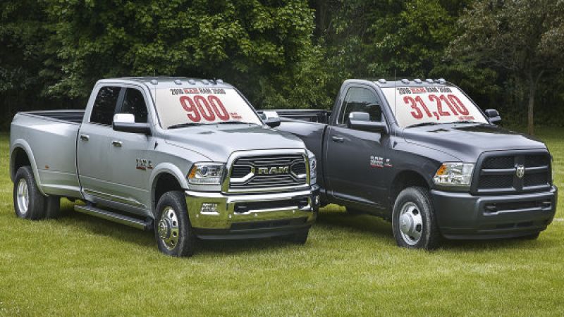 2016 Ram 3500 pair