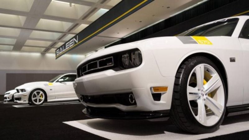 The three Saleen SA-30 vehicles