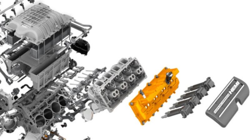 Challenger Hellcat in a Jeep Grand Cherokee