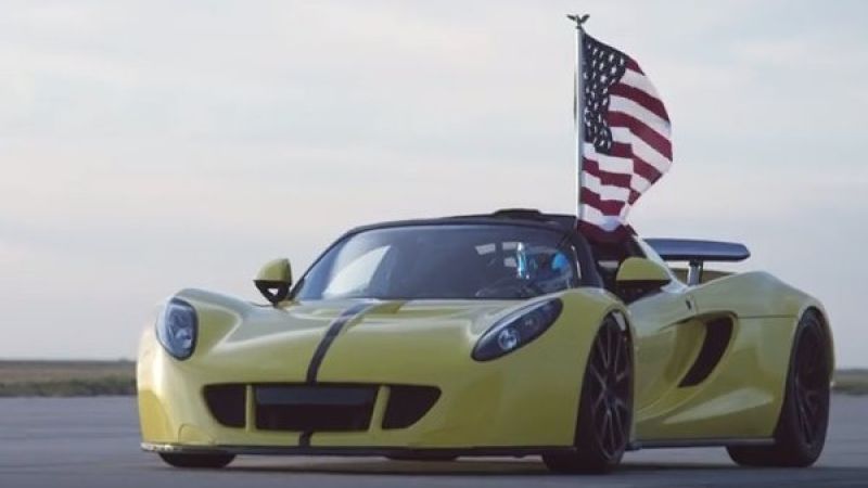 Venom GT Spyder record