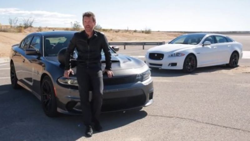 Justin Bell with the Charger Hellcat