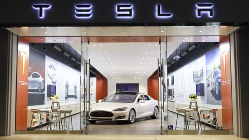 A Tesla Store