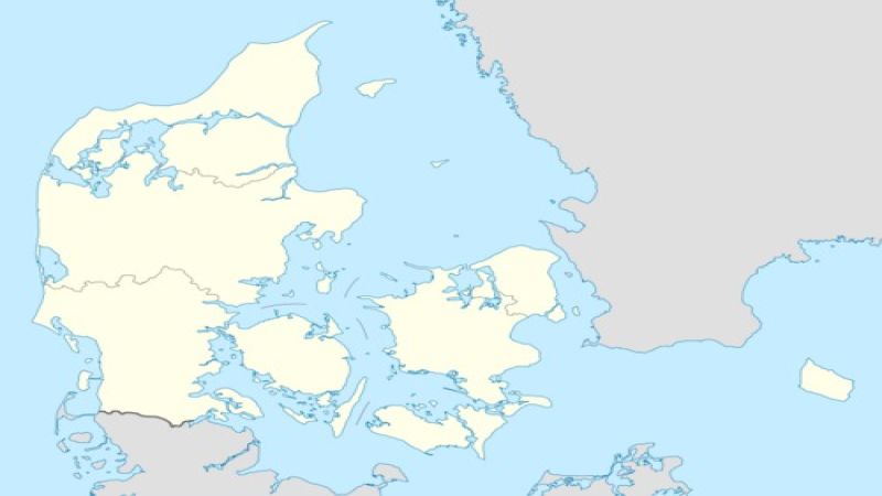 Map of Denmark