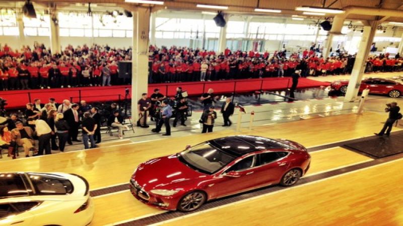 Tesla Model S launch