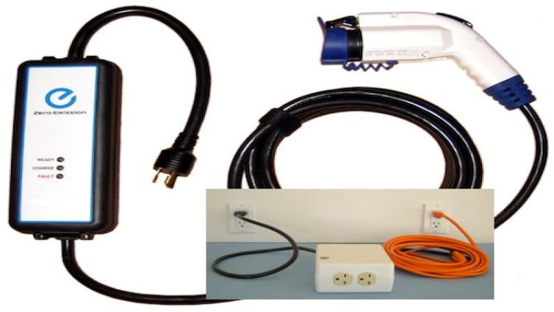 Upgraded level 1 EVSE with Quick220