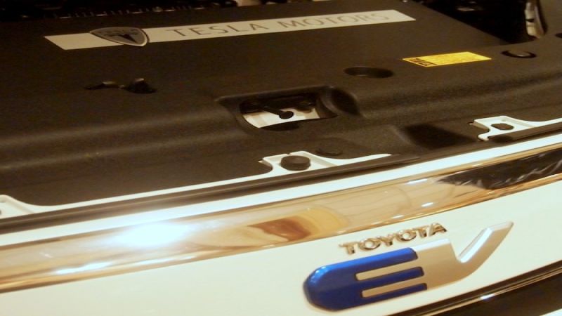 Toyota RAV4 EV with magic Tesla pixie dust under the hood