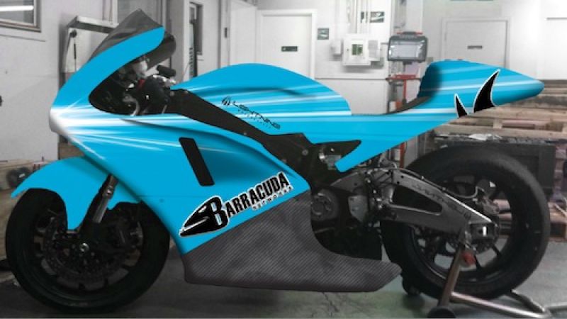 Lightning Motorcycles superbike with Barracuda wrap