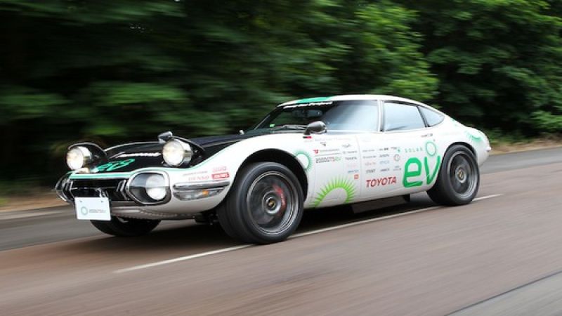 Toyota 2000GT SEV in the UK for Goodwood Festival of Speed