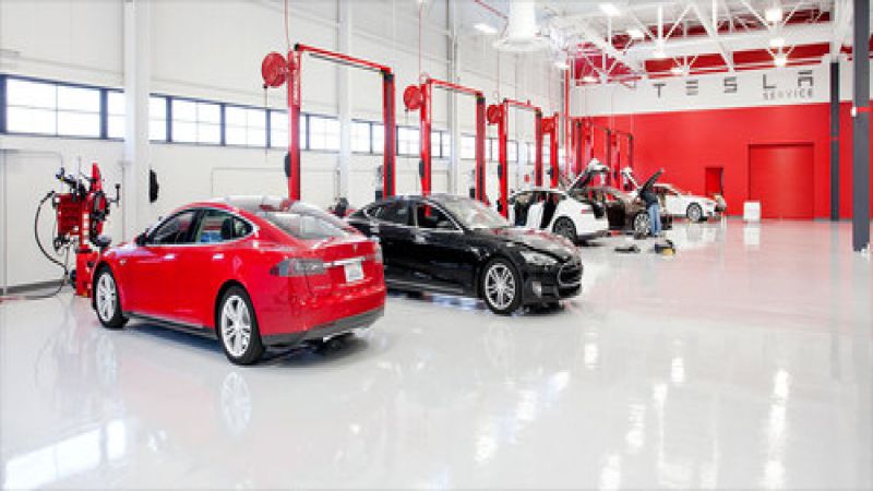 Tesla service center