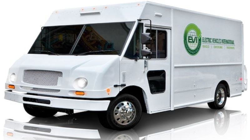 EVI Inc walk-in electric van