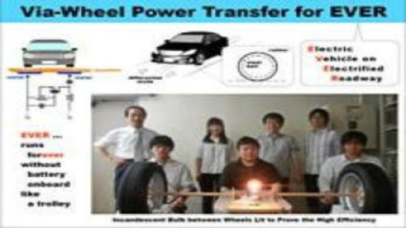 Wireless charging through the tires