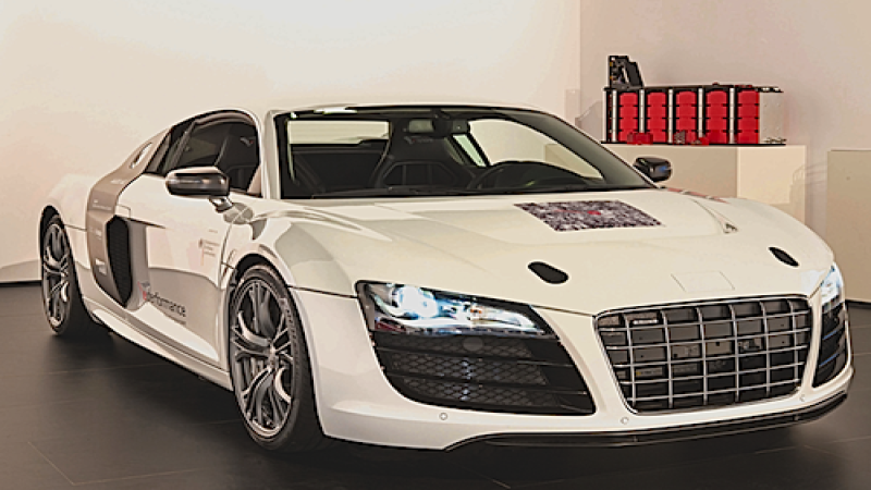 The fruit of 3 years work on the electric R8