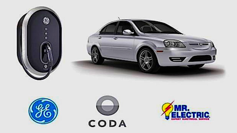 CODA, GE and Mr. Electric team up for a free charger and free installation