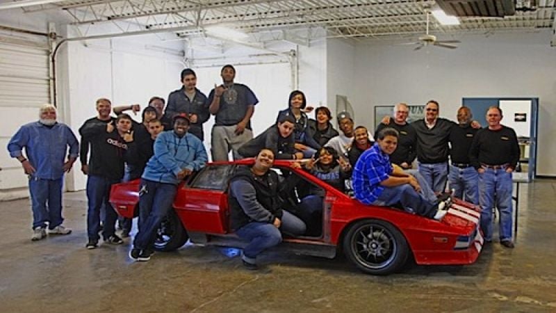 An electric converted Lotus Esprit