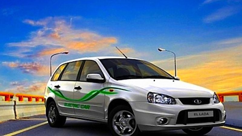 An all electric Lada? Times are a changin'