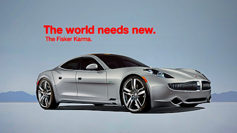 Should ele ctric cars make noise, such as this Fisker Karma?
