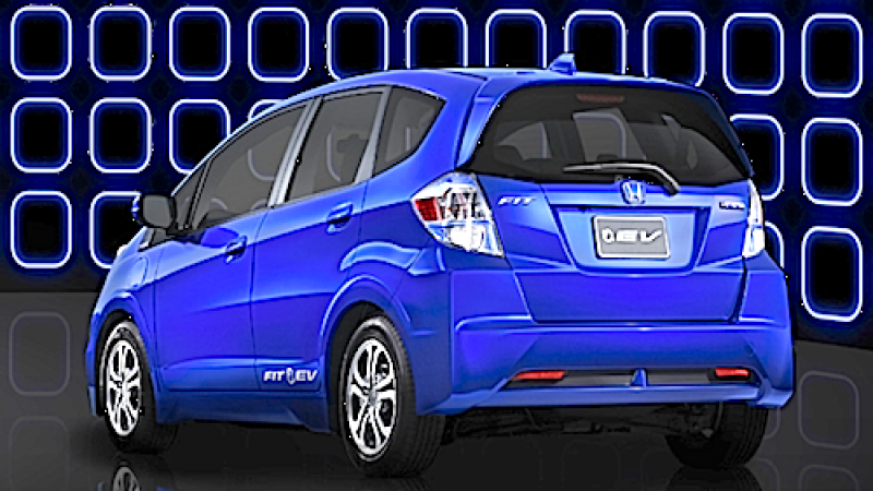 The Honda Fit EV hits the streets