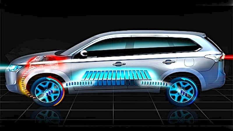 The Mitsubishi PHEV will let the driver choose driving modes