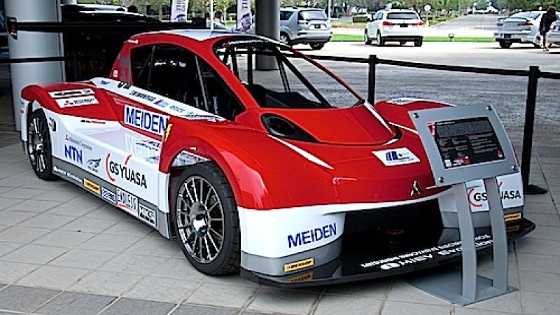 The Mitsubishi i MiEV Evo at MOD 2012