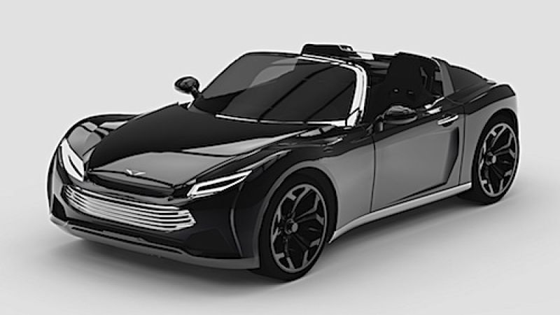 The Pariss electric roadster shows pontential at the Geneva Auto Show