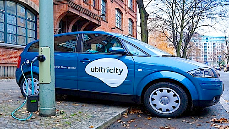 ubitricity has an idea for you to recharge anywhere in cities
