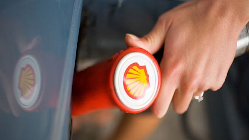 Shell pumping gas