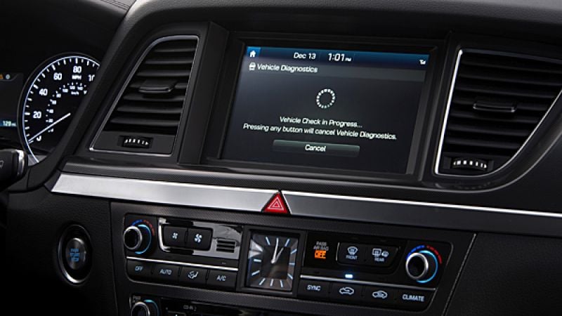 2015 Hyundai Genesis BlueLink technology