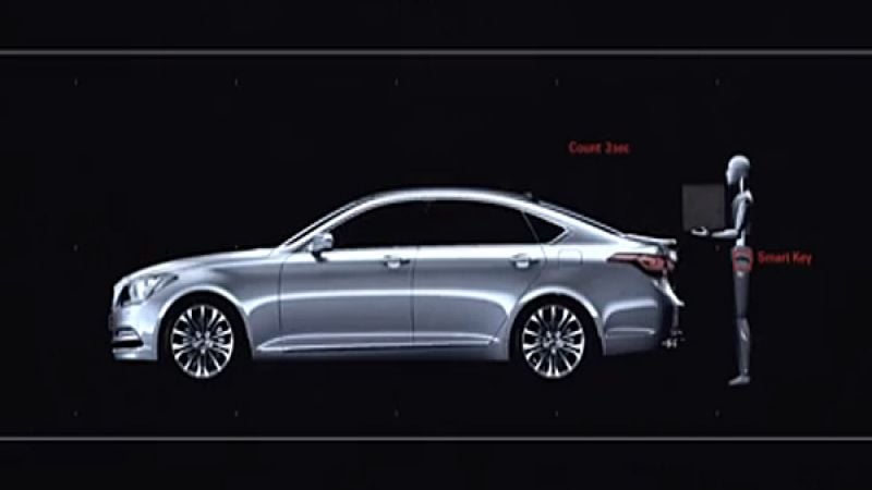 2015 Hyundai Genesis smart trunk