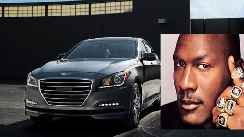 Hyundai Genesis and Michael Jordan