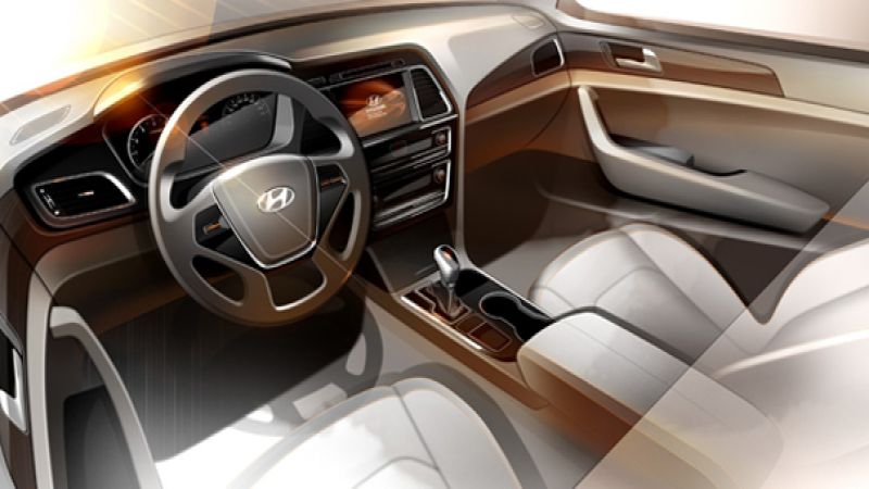 2015 Hyundai Sonata interior