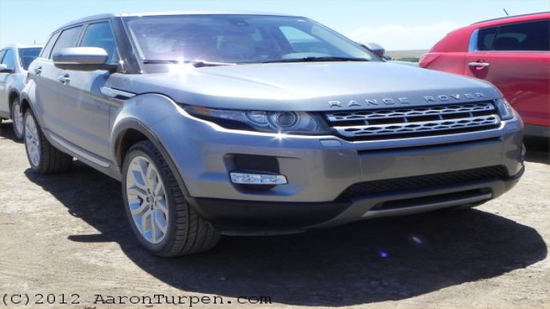 2012 Evoque at the off-road event during RMDE 2012 in Denver, Colorado