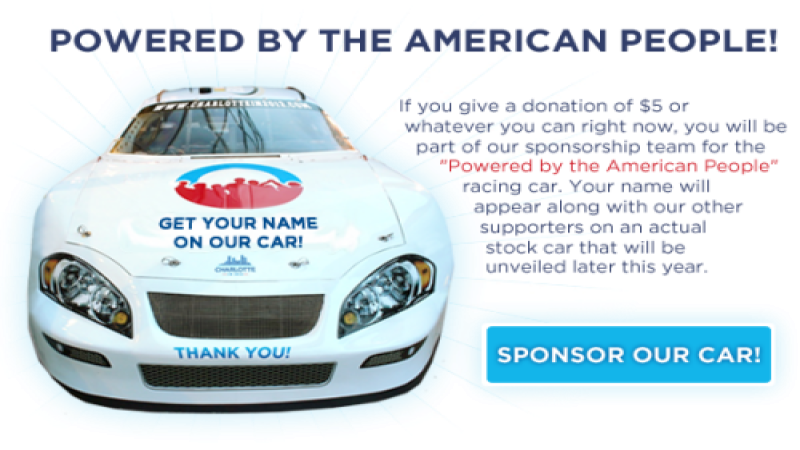 DNC Powered by the American People NASCAR