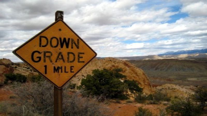 Downgrade sign
