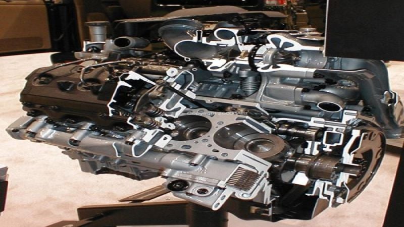 Duramax engine cutaway
