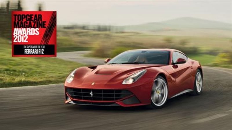 Ferrari F12berlinetta Top Gear Supercar of the Year