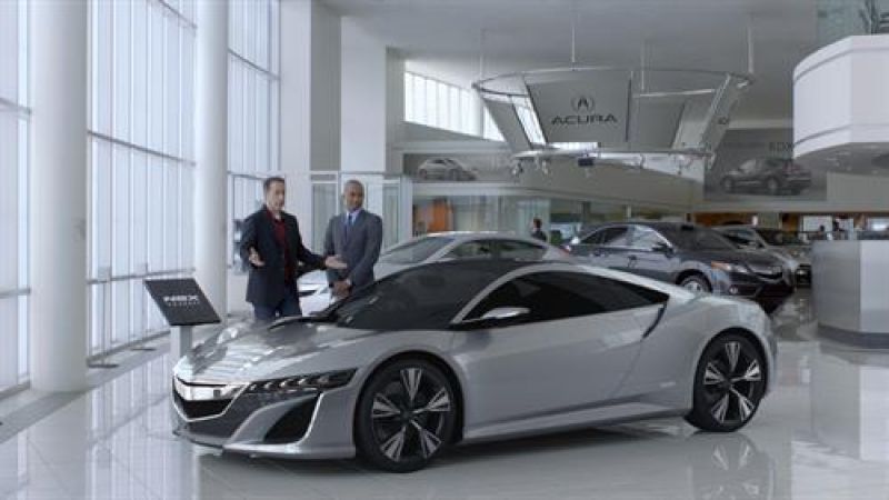 Seinfeld Acura Superbowl commercial still