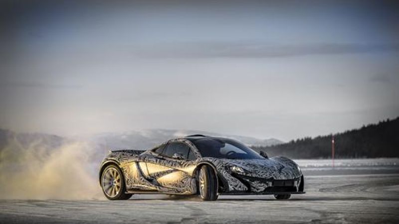 McLaren P1 in the Arctic Circle