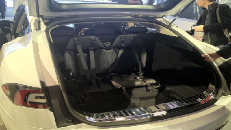 Tesla Model S third row seating - courtesy Craig Agranoff
