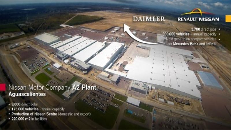Nissan plant in Mexico with Daimler plans