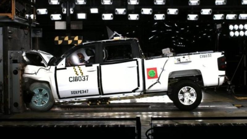 GMC truck crash test