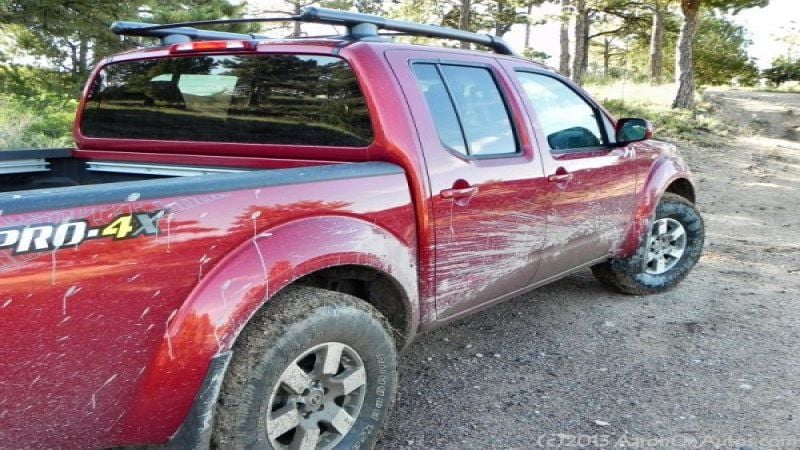 2013 Nissan Frontier Pro4X in the mud